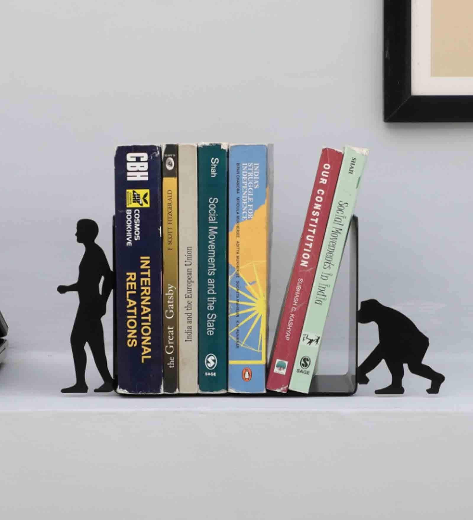 Evolution Black Iron Bookend